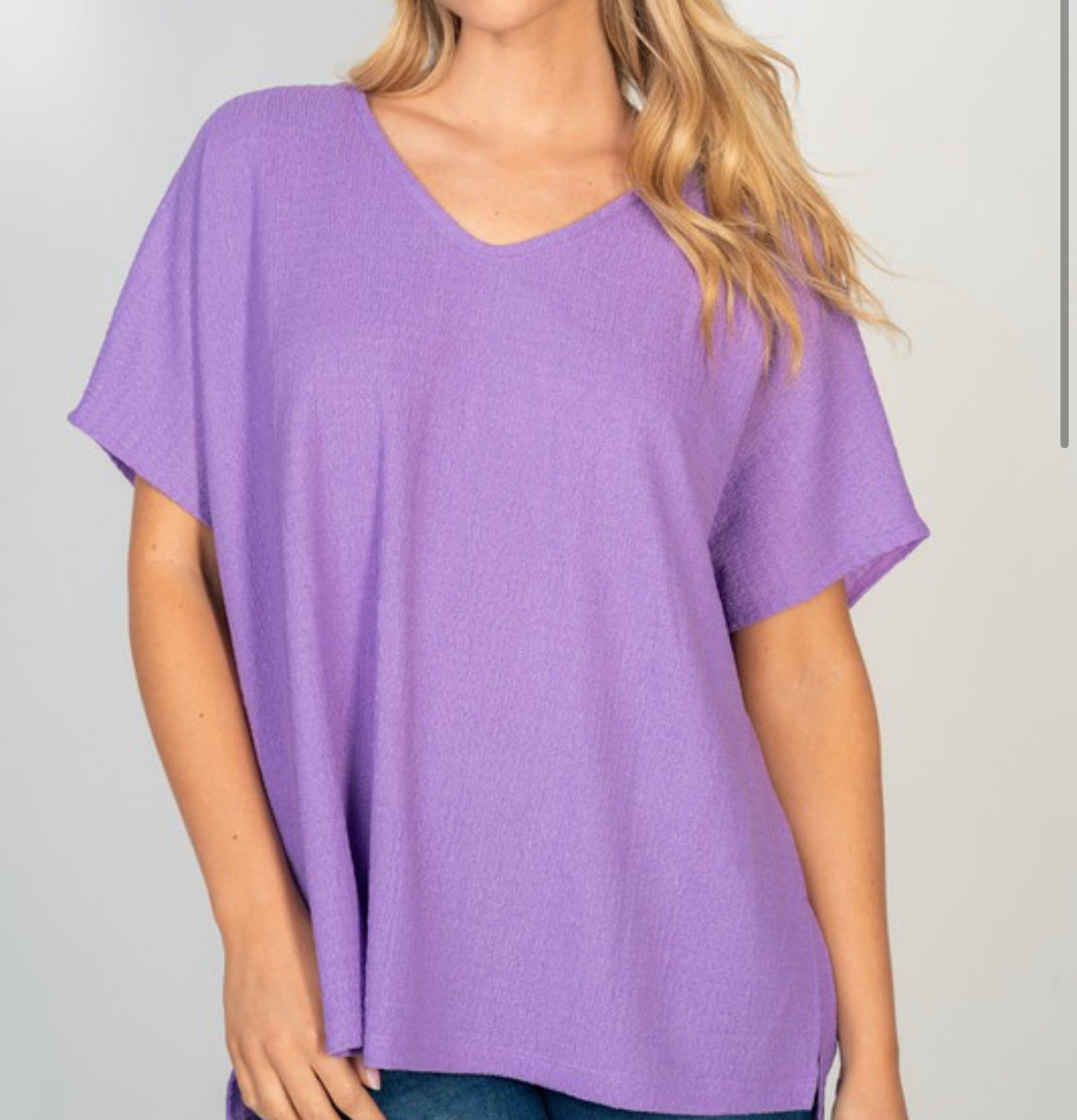 Lilac Knit Top