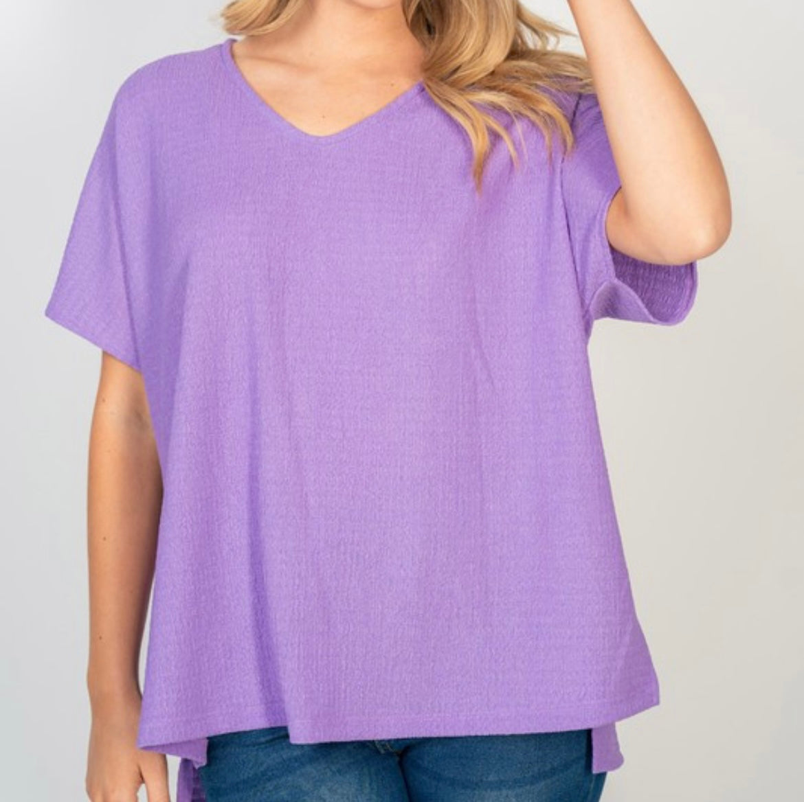 Lilac Knit Top