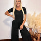 Black Wide Leg Jumpsuit